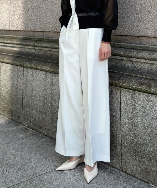 クール素材美脚ワイドパンツ(接触冷感・防シワ・UV)_sty26ss-pt22