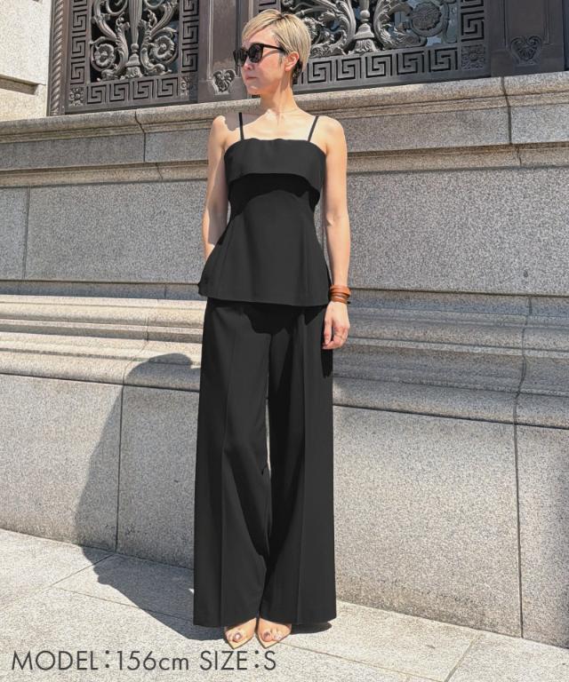 ワイドストレートパンツ（防シワ機能性生地）_sty26ss-pt45