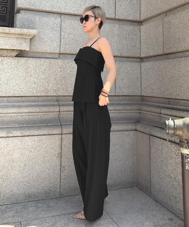 ワイドストレートパンツ（防シワ機能性生地）_sty26ss-pt45