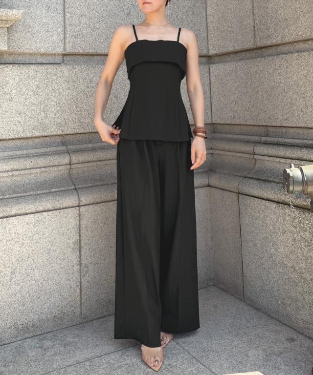 ワイドストレートパンツ（防シワ機能性生地）_sty26ss-pt45