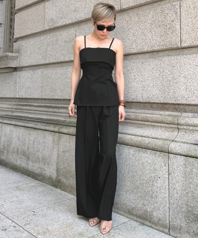 ワイドストレートパンツ（防シワ機能性生地）_sty26ss-pt45