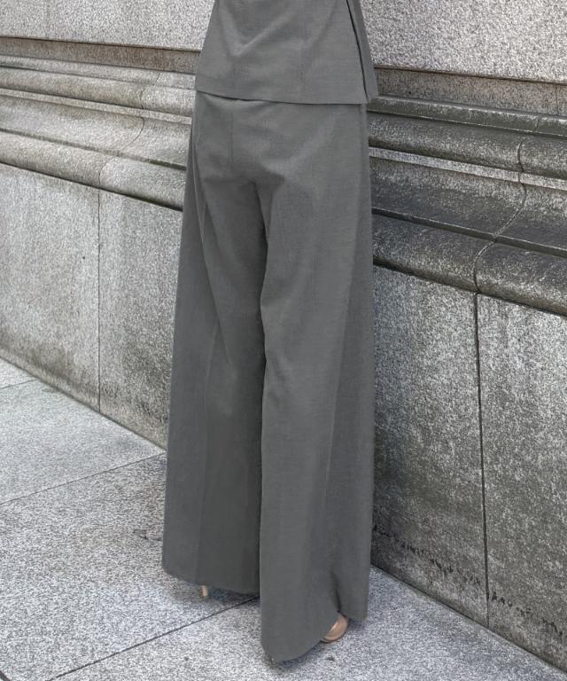 ワイドストレートパンツ（防シワ機能性生地）_sty26ss-pt45