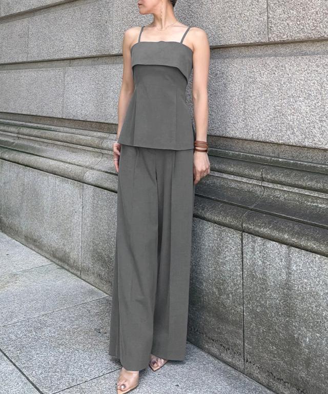 ワイドストレートパンツ（防シワ機能性生地）_sty26ss-pt45