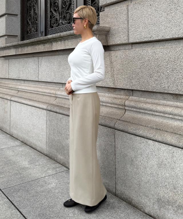 JENNEストレートスカート（防シワ・UVカット機能生地）_sty26ss-sk07