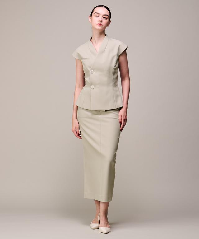 JENNEストレートスカート（防シワ・UVカット機能生地）_sty26ss-sk07