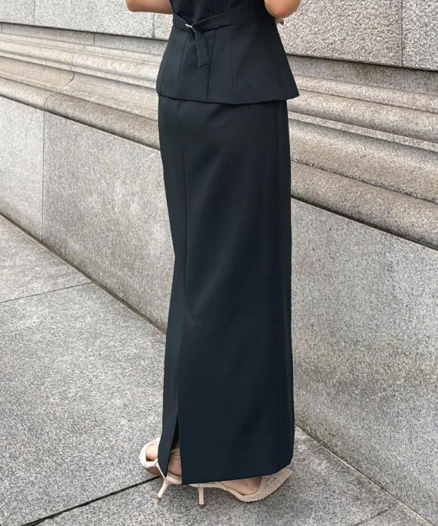 JENNEストレートスカート（防シワ・UVカット機能生地）_sty26ss-sk07