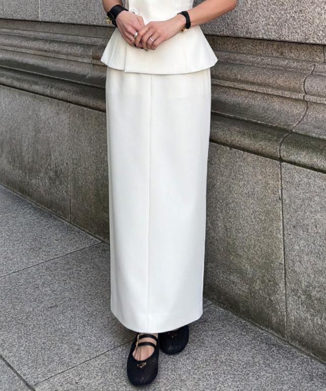 JENNEストレートスカート（防シワ・UVカット機能生地）_sty26ss-sk07