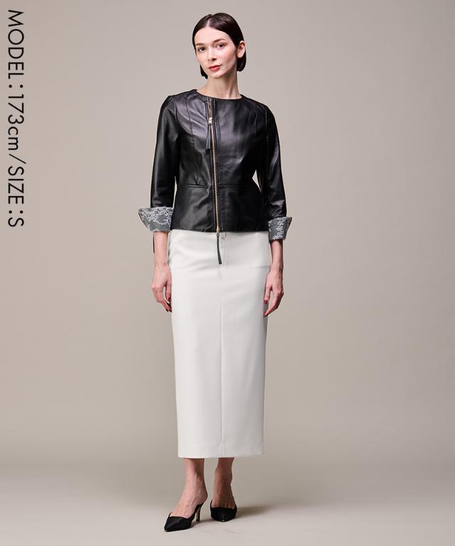 JENNEストレートスカート（防シワ・UVカット機能生地）_sty26ss-sk07