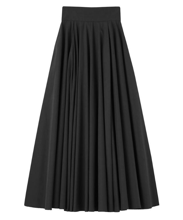 クール素材ボリュームドレススカート_sty26ss-sk20