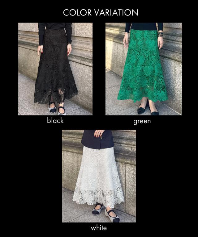 JENNEレースマーメイドスカート_sty26ss-sk21
