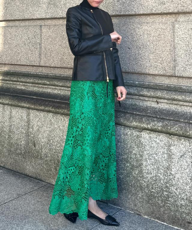 JENNEレースマーメイドスカート_sty26ss-sk21