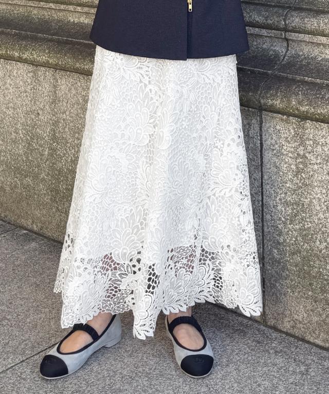 JENNEレースマーメイドスカート_sty26ss-sk21