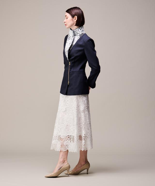 JENNEレースマーメイドスカート_sty26ss-sk21