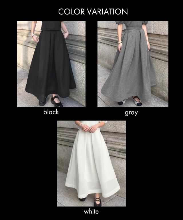 タックダンボールニットスカート_sty26ss-sk33