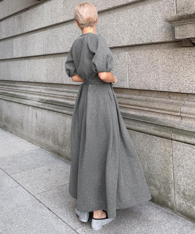 タックダンボールニットスカート_sty26ss-sk33