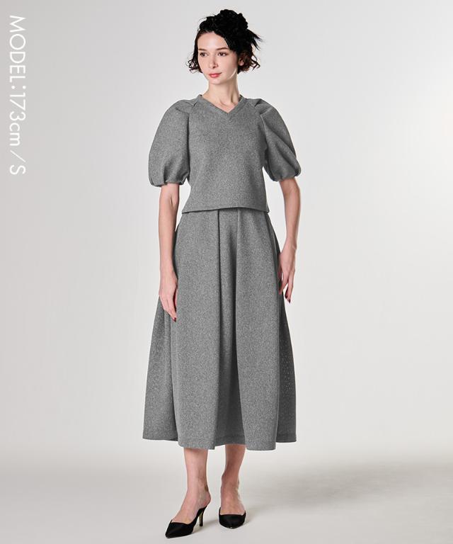 タックダンボールニットスカート_sty26ss-sk33