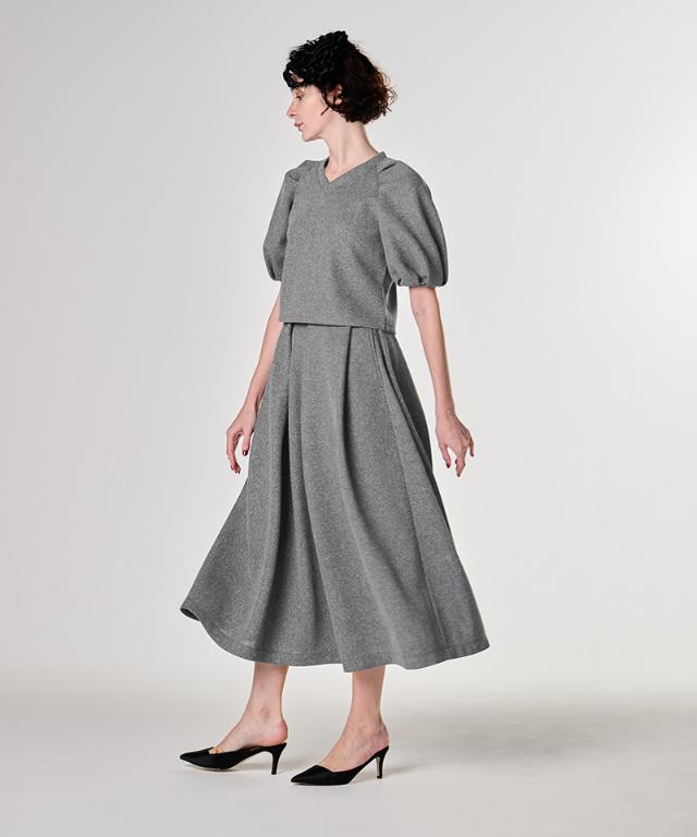 タックダンボールニットスカート_sty26ss-sk33