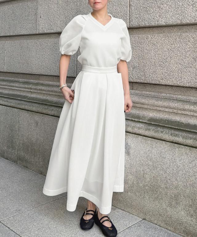 タックダンボールニットスカート_sty26ss-sk33