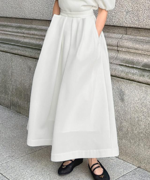 タックダンボールニットスカート_sty26ss-sk33