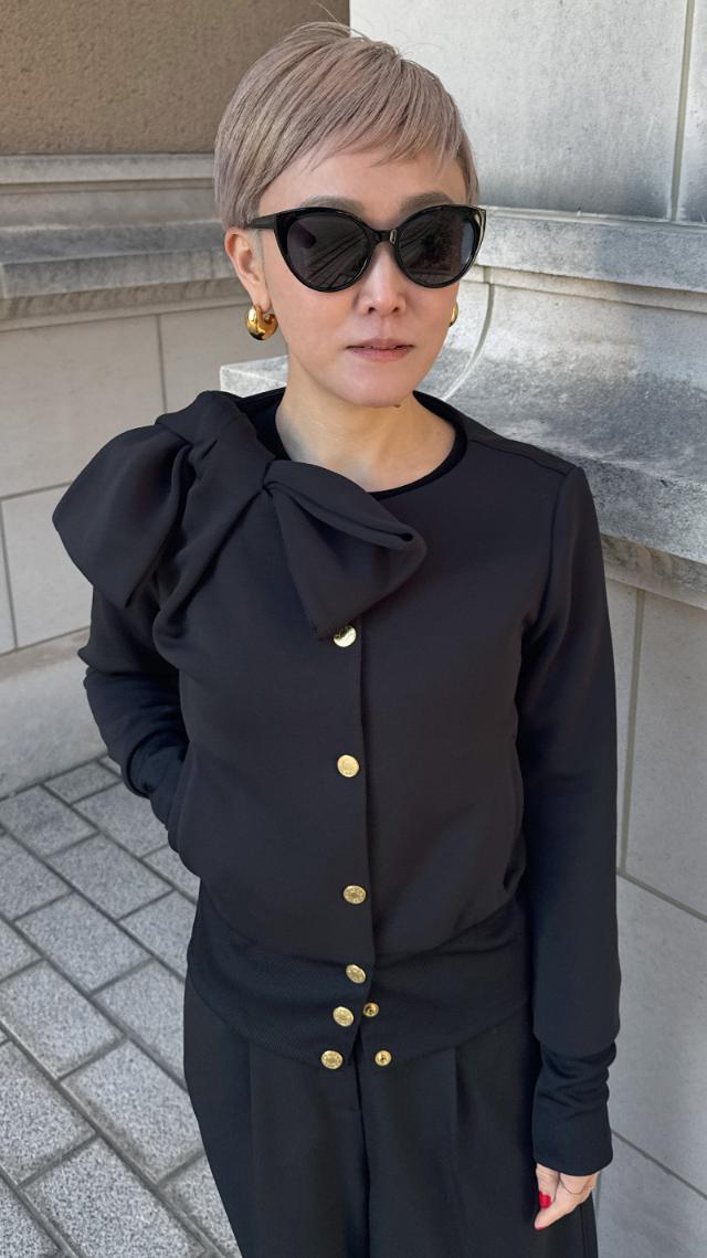 日本製おりがみリボンブルゾン（紫外線９９．９％カット）