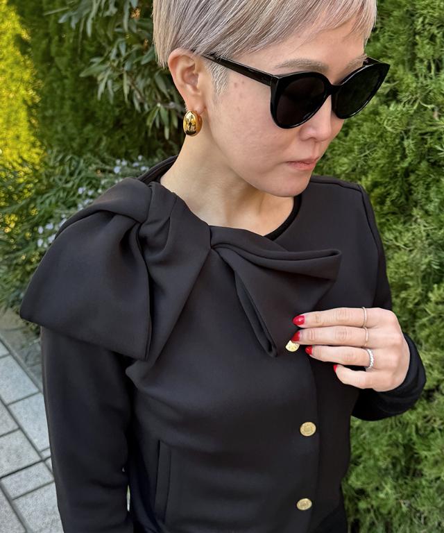 日本製おりがみリボンブルゾン（紫外線９９．９％カット）_sty26ss-tp25