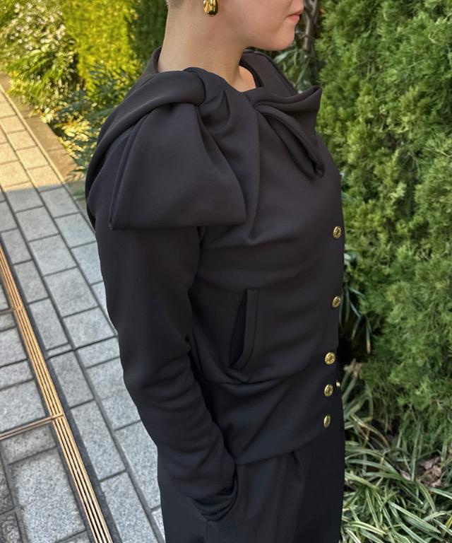 日本製おりがみリボンブルゾン（紫外線９９．９％カット）_sty26ss-tp25