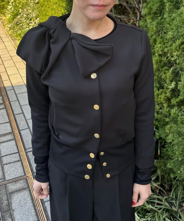 日本製おりがみリボンブルゾン（紫外線９９．９％カット）_sty26ss-tp25