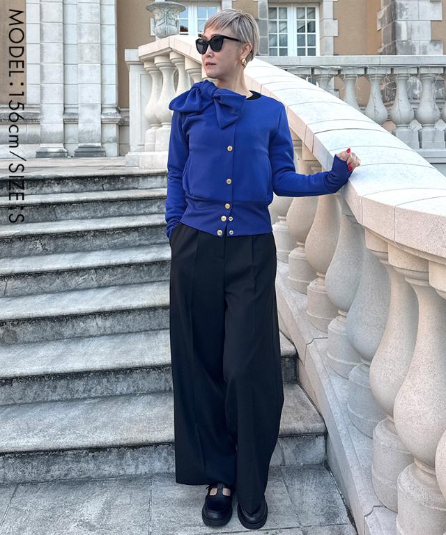 日本製おりがみリボンブルゾン（紫外線９９．９％カット）_sty26ss-tp25