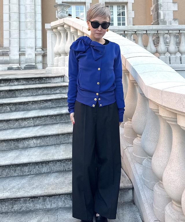 日本製おりがみリボンブルゾン（紫外線９９．９％カット）_sty26ss-tp25