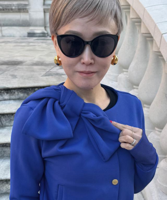 日本製おりがみリボンブルゾン（紫外線９９．９％カット）_sty26ss-tp25