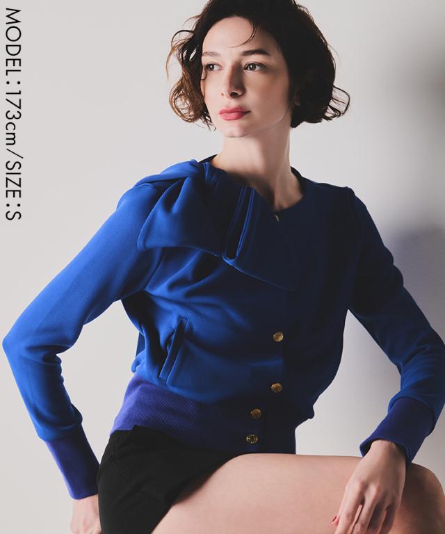 日本製おりがみリボンブルゾン（紫外線９９．９％カット）_sty26ss-tp25