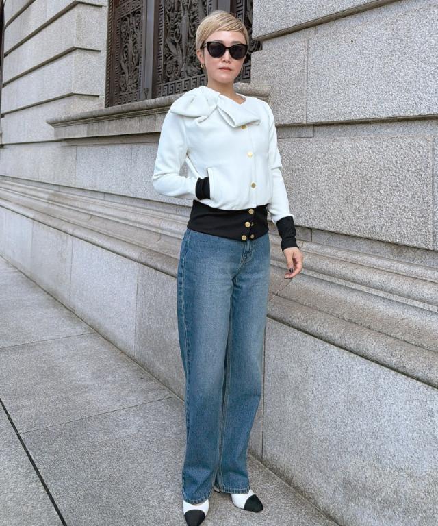 日本製おりがみリボンブルゾン（紫外線99．9％カット）｜JENNE