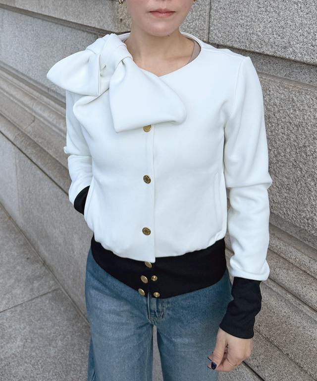 日本製おりがみリボンブルゾン（紫外線９９．９％カット）_sty26ss-tp25