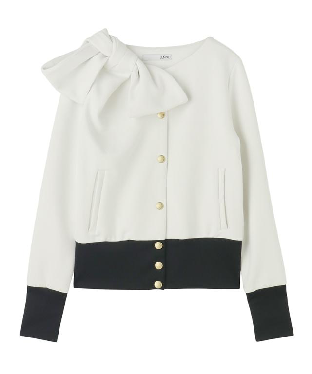 日本製おりがみリボンブルゾン（紫外線９９．９％カット）_sty26ss-tp25