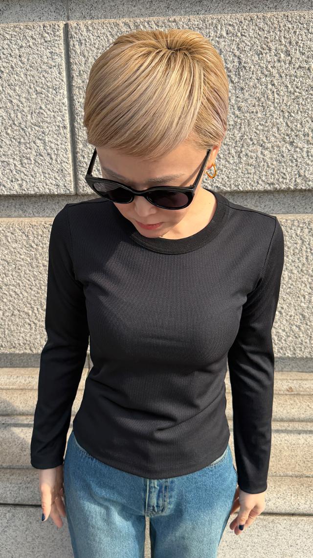 日本製ストレッチリブＴシャツ