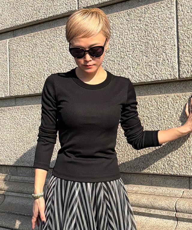 日本製ストレッチリブＴシャツ_sty26ss-tp42