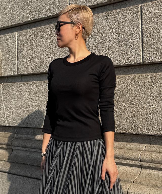 日本製ストレッチリブＴシャツ_sty26ss-tp42