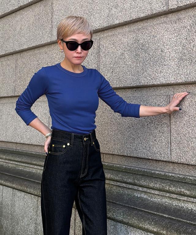 日本製ストレッチリブＴシャツ_sty26ss-tp42