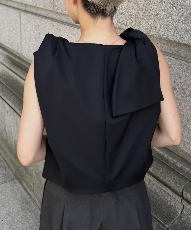 リボンVネックトップス_sty26ss-tp46