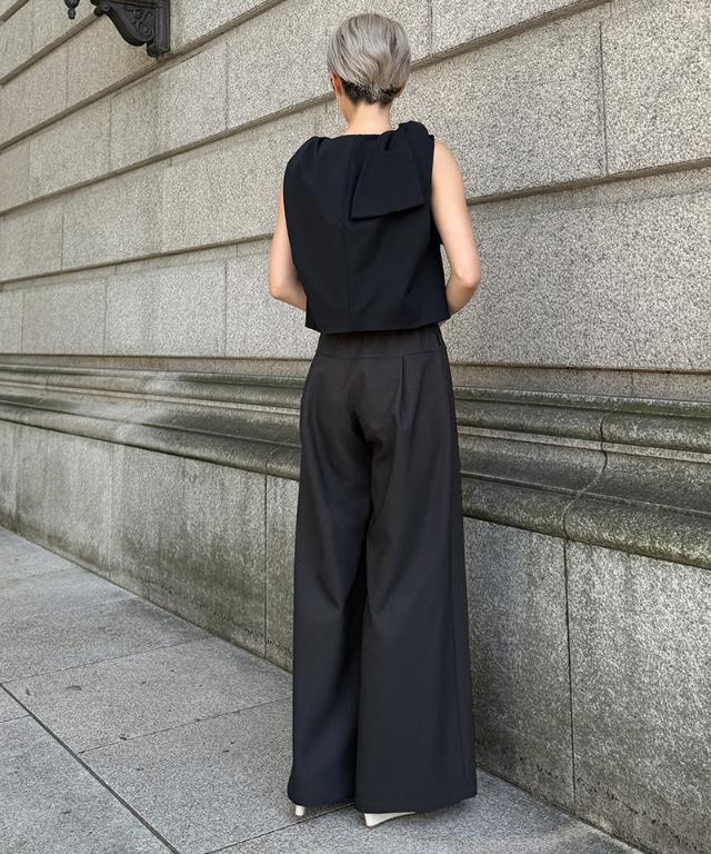 リボンVネックトップス_sty26ss-tp46