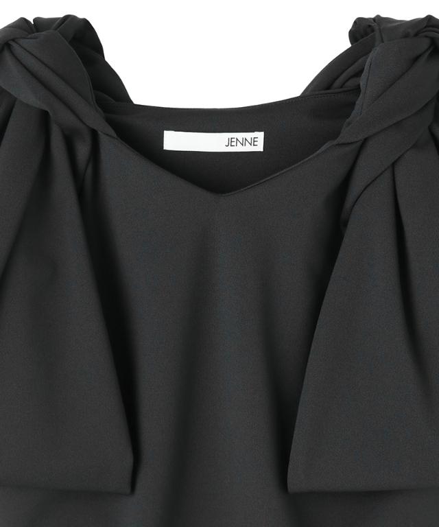 リボンVネックトップス_sty26ss-tp46