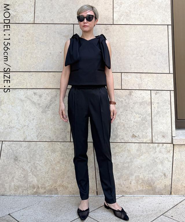 リボンVネックトップス_sty26ss-tp46