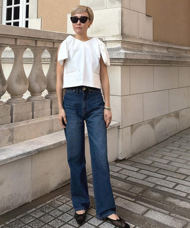 リボンVネックトップス_sty26ss-tp46