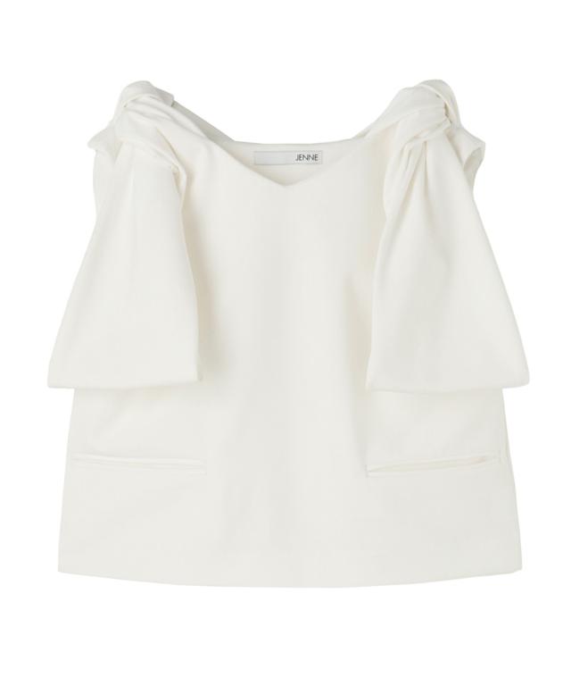 リボンVネックトップス_sty26ss-tp46