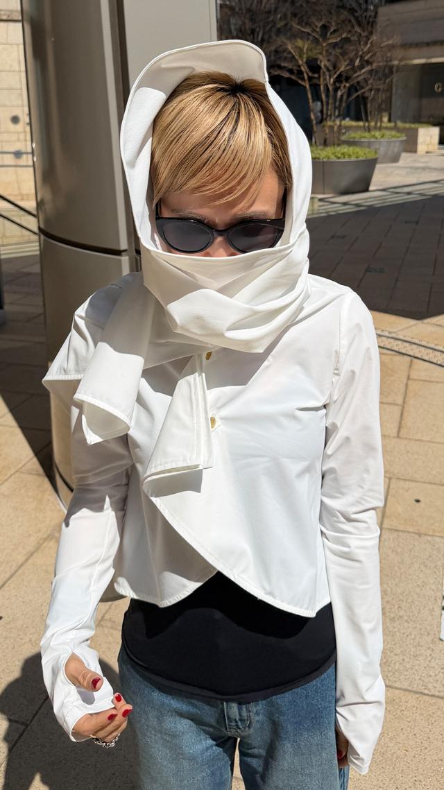 UVカット接触冷感ボレロ