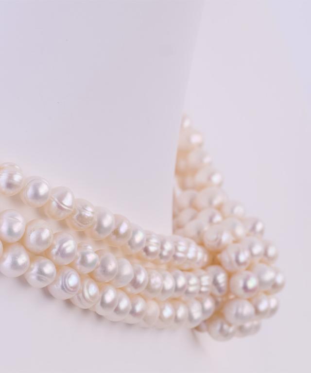 ＜日本製＞淡水パールボリュームネックレス_sym26aw-ac08