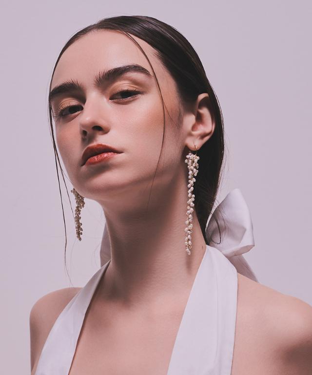 淡水パールアシンメトリーピアス_sym26ss-ac02