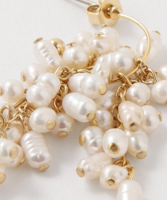 淡水パールアシンメトリーピアス_sym26ss-ac02