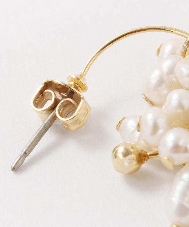 淡水パールアシンメトリーピアス_sym26ss-ac02