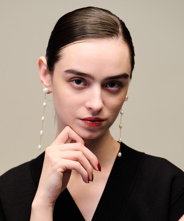 淡水パールロングピアス_sym26ss-ac03